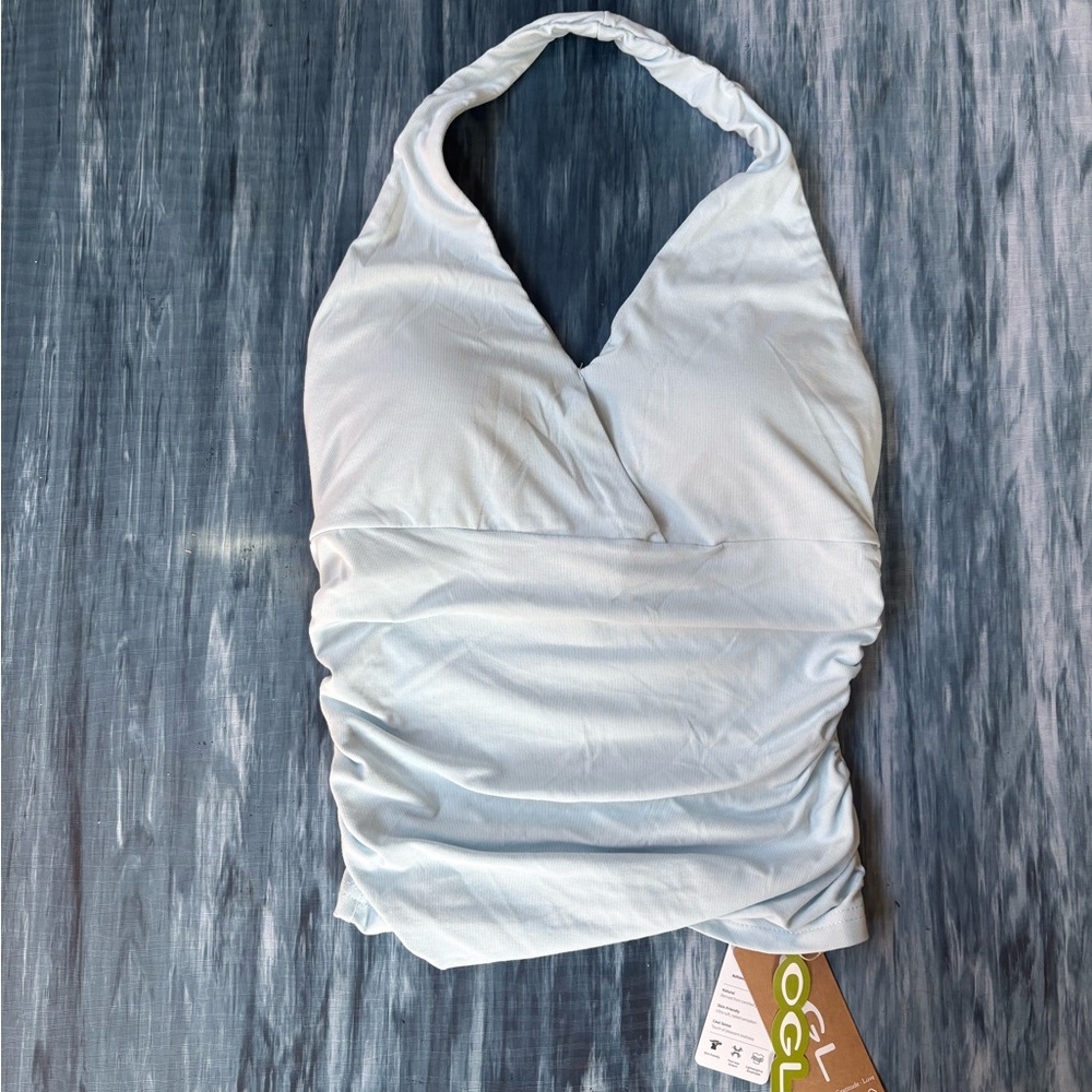 OGL move halter neck side gathered new brami size small